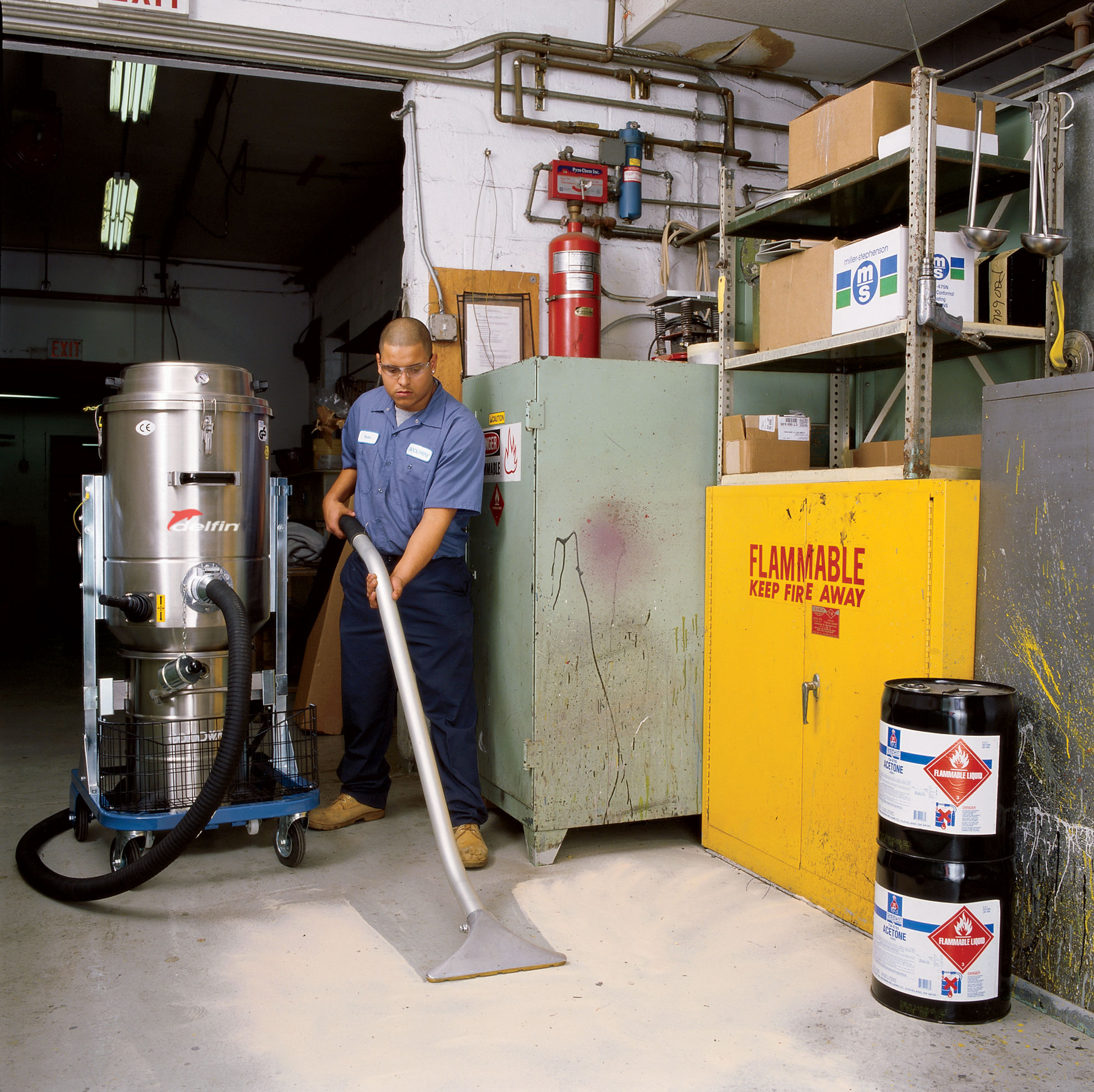 DM3 AIREX氣動防爆工業吸塵器